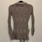 BKE  tan cardigan sweater sz M comfy cozy fall winter preppy business casual Photo 6