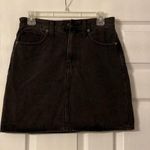 Madewell  Black Jeans Skirt brand new with tags size 26 long 17” Photo 0