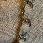 Eric Javits Neutral Gold Metallic Chain Purse Photo 4