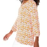 Mario Serrani Italy Pink/Orange Floral 3/4 Sleeves Blouse Size XXL New with tag Photo 1