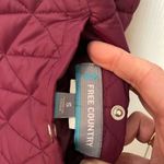 Free Country  purple reversible gorpcore quilted/faux fur vest w/pockets. Size S. Photo 5