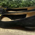 Salvatore Ferragamo Black Suede Flats Classic Design Ladies Size 8.5 A Photo 4