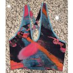 Urban Outfitters NWOT TANK CROP SURFER MIAMI LOCATION SZ M BLACK PINK BLUE Photo 2