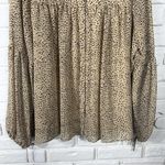 H by Halston Halston Animal Print Spotted Blouse Size Large Photo 7