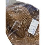 8 Other Reasons Woven Cowboy Hat in Dark Tan One Size New Womens Sun Western Photo 4