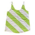 Mossimo Supply Co Green & White Striped Tank Top S Photo 0