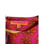 Vilagallo Allegra silk shift mini hot pink orange dress‎ size 38 $238 Photo 3