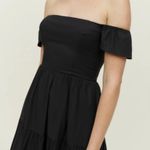 Reformation Derek Midi Black Dress NWT Photo 2