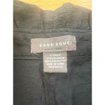 Sans Souci Women's  black paper‎ bag pants size small Photo 2
