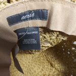 Aerie  Paper Neutral Straw Floppy Sun Hat Beachy Boho Size OS Photo 3