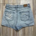 American Eagle  Outfitters Ripped Denim Mom Jean Shorts, Size 4 Photo 4