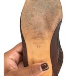 Vanessa Noel Leather Brown Suede Kitten Heel Pumps Career Shoes SIZE 7.5 Photo 7