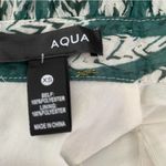 AQUA  Mockneck green printed mini dress Photo 6