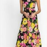 Johnny Was Dress Cassia 100% Cotton Poplin Floral Maxi Size XS Photo 0