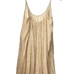 By Together Ivory Tan Leopard Print Swing Tank Dress with Low Cut Neckline Photo 3