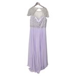 Mac Duggal  NWT Beaded Gown Lilac Chiffon Women’s Size 18W A-Line Formal Dress Photo 1