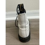 Dr. Martens Dr. Doc Martens Women's Sz 8 Leather Zavala White Combat Boots Lace Up Photo 2