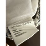 Zimmermann Zimmerman Linen Black White Floral Print Tie Waist A-Line Mini Skirt Size 4 Photo 11