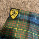 Sport Kilt Skirt Large Blue Green Plaid Pleated Scottish Adjustable Woman’s Photo 1