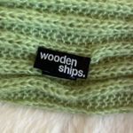 Wooden Ships Green Ribbed Open Cardigan Photo 7