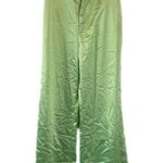 ALIÉTTE Green Silk Pants size 2 Photo 0