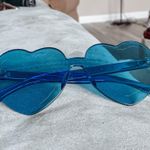 SheIn Blue Heart Sunglasses Photo 0