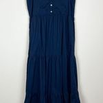 Tart  Delfina Navy Blue Tiered Maxi Dress Size Small Photo 0