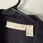 Jane Ashley Y2k Black Embroidered Sequin Button Up Shirt M Boho Cottagecore Photo 2