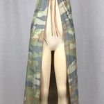 So Sexy Size M Halter Camouflage Front Tie Sleeveless Long Cover Up Dress. New Green Size M Photo 0