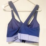 SheFit Sizs 4Luxe Blue High Impact Ultimate Sports Bra Zip Front Athletic Size 4X Photo 3