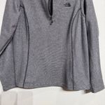The North Face Gray 1/4 Zip Sweater Sz L Photo 4