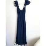 Reformation Navy Blue Maxi Dress Gown Photo 4