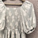 Baltic Born Womens Dress Size L Avery Sage Puffed Sleeve Cottagecore Prairie Photo 6