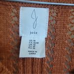 Joie  Women's V-Neck Knit Sweater, Rust, Sz Medium Photo 1