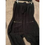 RW&CO Black Strapless Silk Jumpsuit L Size 12 Photo 1