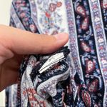 Forever 21 Boho Kimono Cardigan Shawl Stripe Floral Paisley Photo 3