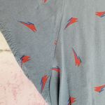 JUNK FOOD DAVID BOWIE LIGHTNING BOLT PRINT BLUE BUTTON FRONT SWING DRESS… Red Size M Photo 7