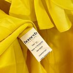 House Of CB  Tink Satin Ruffle Mini Dress in Buttercup Size Large+ (X-Large) Photo 10