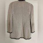 AQUA Women's Cream Sweater with chain Trim size small Photo 6