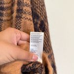 Free People NWOT  Sepia Plaid Cardigan Photo 9