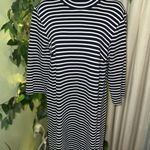 Anthropologie Seen Worn Kept Mock Turtleneck Long Sleeve Textured Dress Size 12 Photo 0