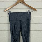 Lululemon  Wunder Under Cropped Heathered Black Legging size 4 Photo 5