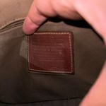 Coach  Vintage Sheridan Mayfield Beige Brown Saddle Leather‎ Shoulder Bag 4225 K Photo 11