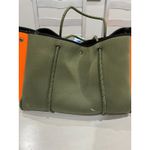haute shore orange and green large‎ tote Photo 7