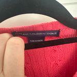 Ralph Lauren  Golf Women’s Medium 1/4 Zip Cable Knit Sweater Photo 2