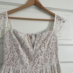 Lulus White Lace Off Shoulder Midi Dress Photo 3