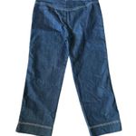 St. John SPORT CROPPED DENIM BLUE JEANS 0 Photo 3