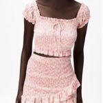ZARA Smocked Floral Matching Set Photo 1