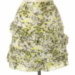 Banana Republic Floral Lightweight Cotton Ruffled Mini Skirt Photo 0