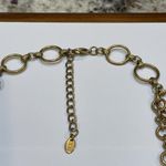 ZARA Beautiful Signed  Gold Tone Double Strand Necklace Clubs And Spades Of Poker Photo 11